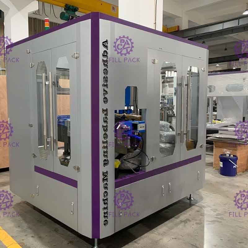 Type rotatoire machine à étiquettes auto-adhésive de bouteille en verre de bière d'autocollant pour le label simple