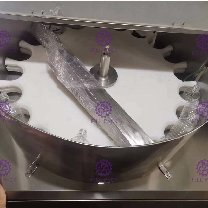 Type rond de plat trieuse de petite bouteille pour le système remplissant de l'eau