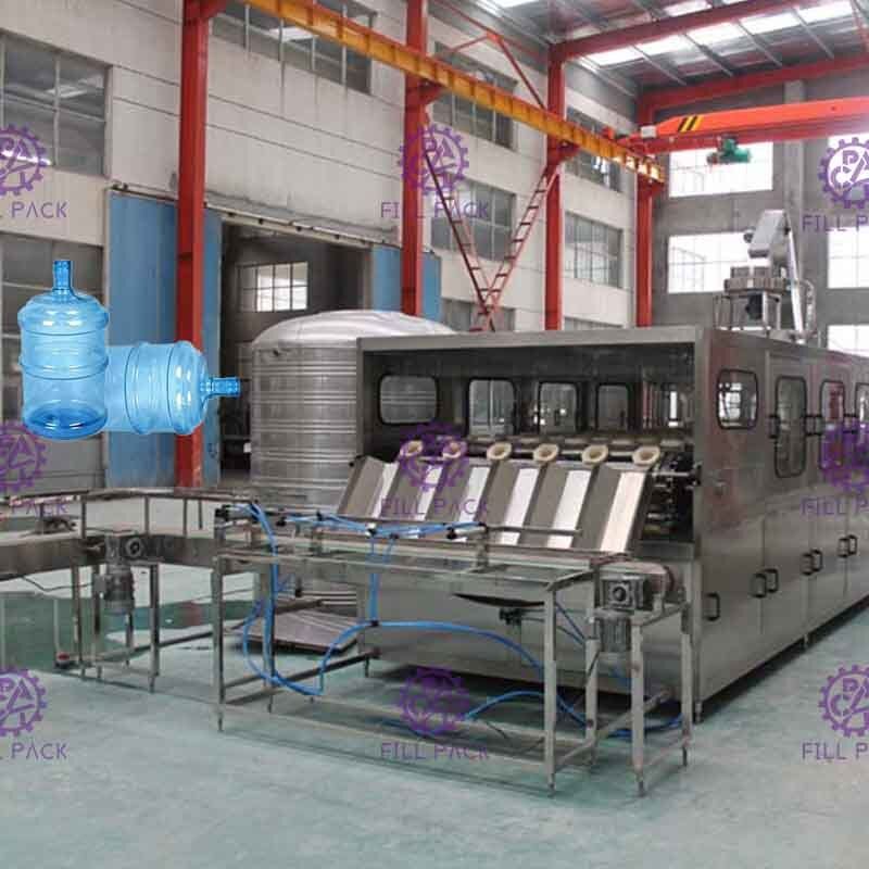 900BPH automatique machine de remplissage de l'eau de 5 gallons avec des lignes type de la pompe 6 de Nanfang