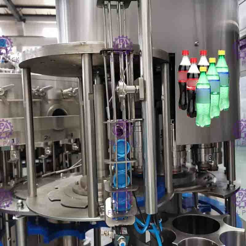 Verre en plastique 3 d'ANIMAL FAMILIER dans 1 machine/équipement/ligne/usine/système Monobloc d'embouteillage du vin de l'eau de boisson de boissons de gaz