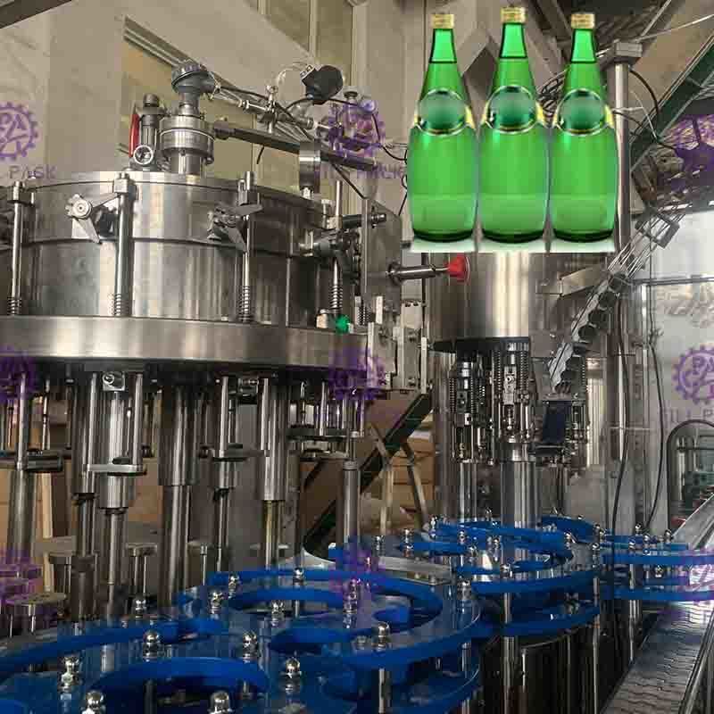 type contrôle liquide d'anneau de machine de remplissage de bouteilles 12000BPH de PLC de cylindre