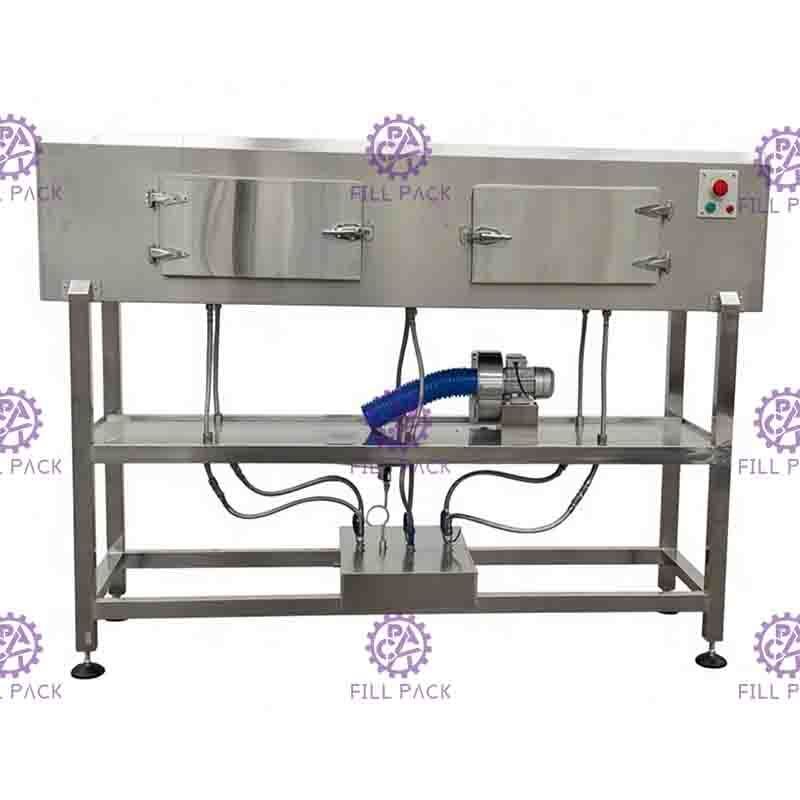 tunnel automatique de rétrécissement de vapeur de 1.5m pour le label de corps d'ANIMAL FAMILIER