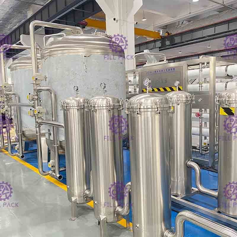 Machine de filtre d'eau de membrane d'osmose d'inversion de système de traitement d'eau potable