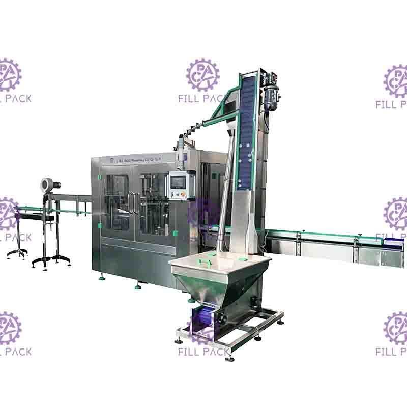 Ligne pure potable automatique usine de machine de remplissage de l'eau à échelle réduite pour les bouteilles en plastique d'ANIMAL FAMILIER