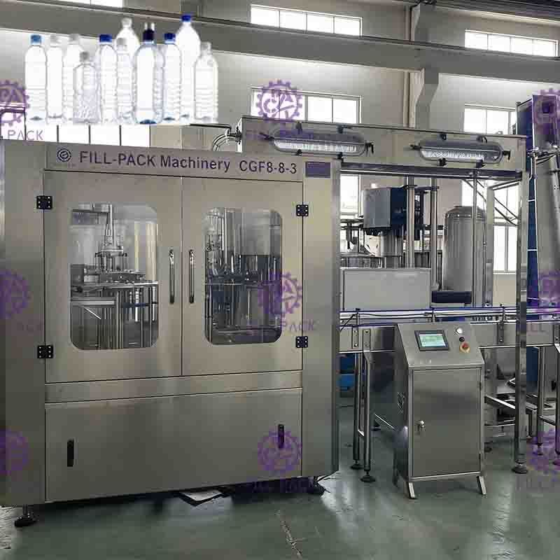 ANIMAL FAMILIER de contrôle de PLC rinçant la machine de capsulage remplissante avec l'écran tactile