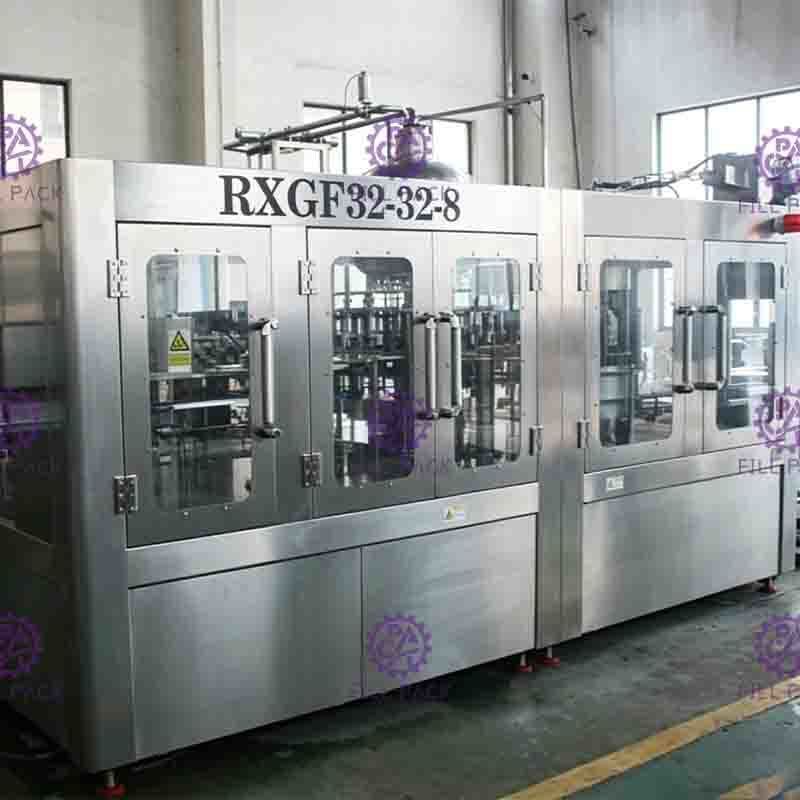 Machine en plastique remplissante 3 in-1 de remplisseur de bouteille d'équipement de boisson automatique industrielle