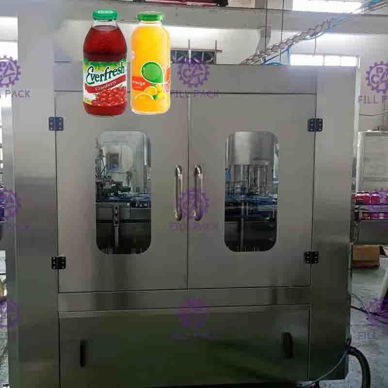 3 automatiques dans 1 TORSION orange de Juice Filling Equipment With de granule de pulpe OUTRE de couvercle à visser